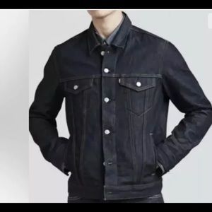 Custom Levis Men’s Trucker rigid Jean Denim Jacket